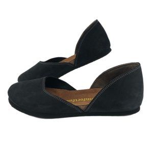 Comfortusse Black & Gray Breathable Comfort Flats & Loafers | Leather Made